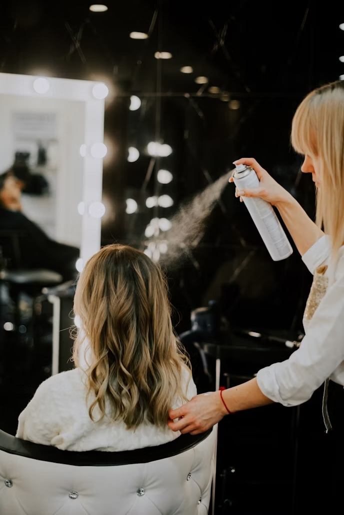 The premium grooming station and product display